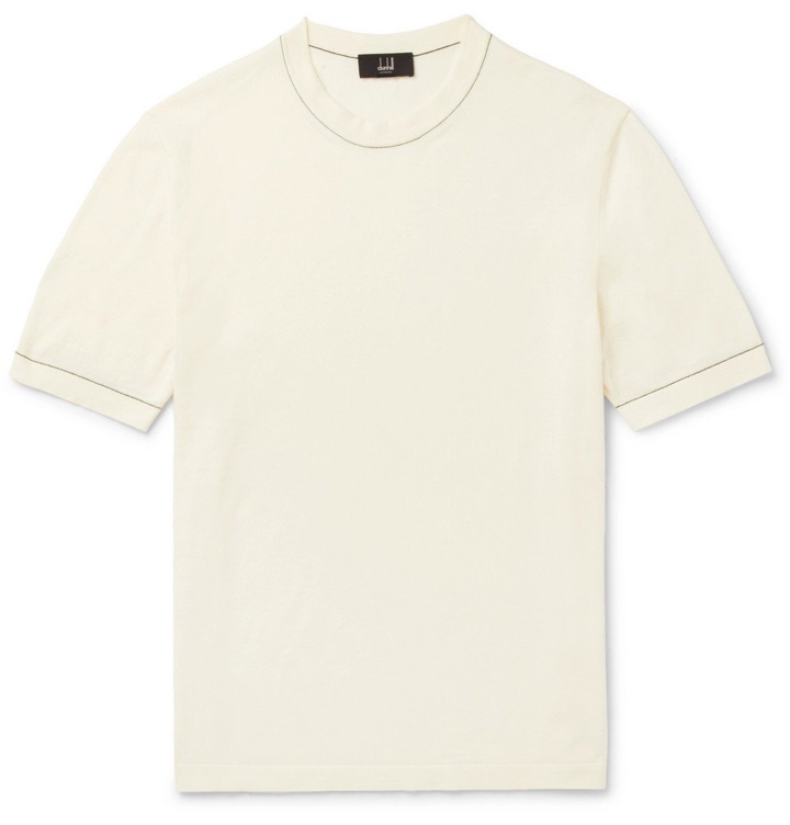Photo: Dunhill - Cotton T-Shirt - Men - Cream