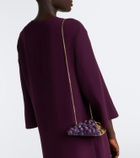 Judith Leiber Couture Grapes Concord embellished clutch