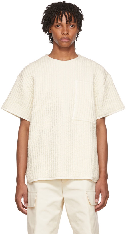 Photo: Jil Sander Off-White Cotton T-Shirt