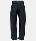 Jil Sander Tapered cropped mid-rise jeans