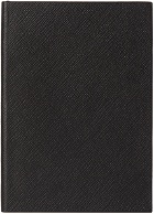Smythson Black Soho Notebook