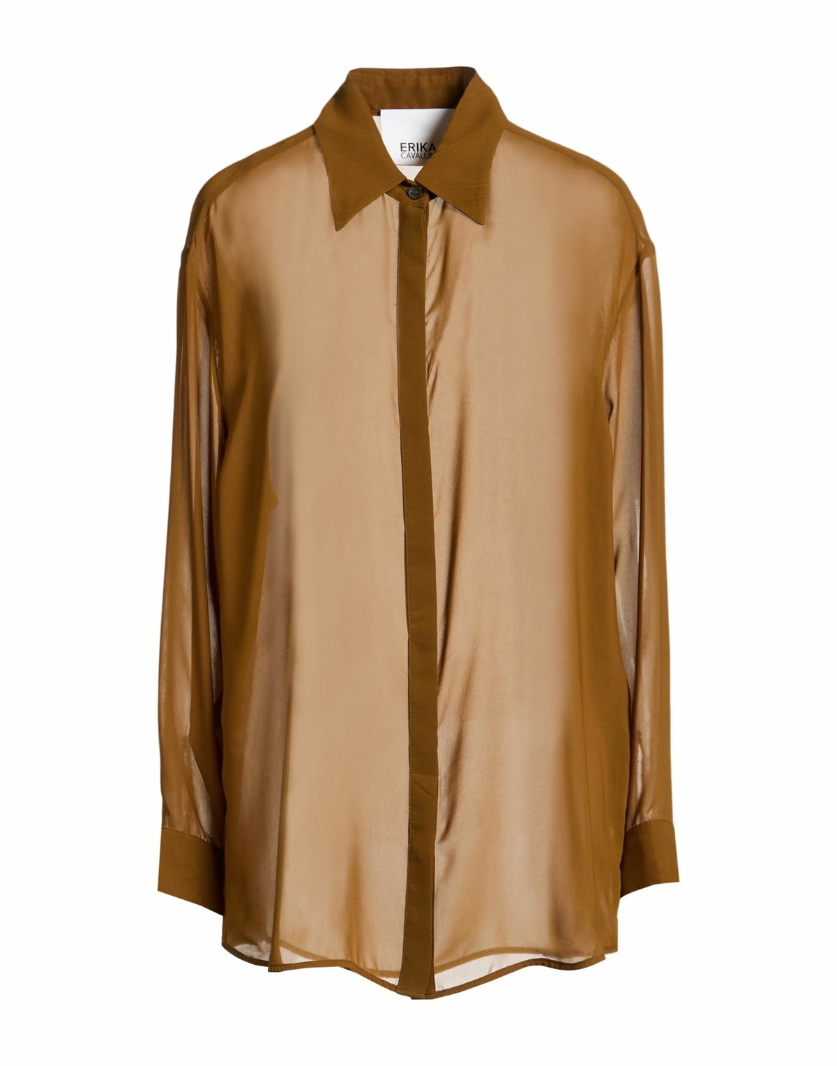 Erika Cavallini Womens Shirt Khaki