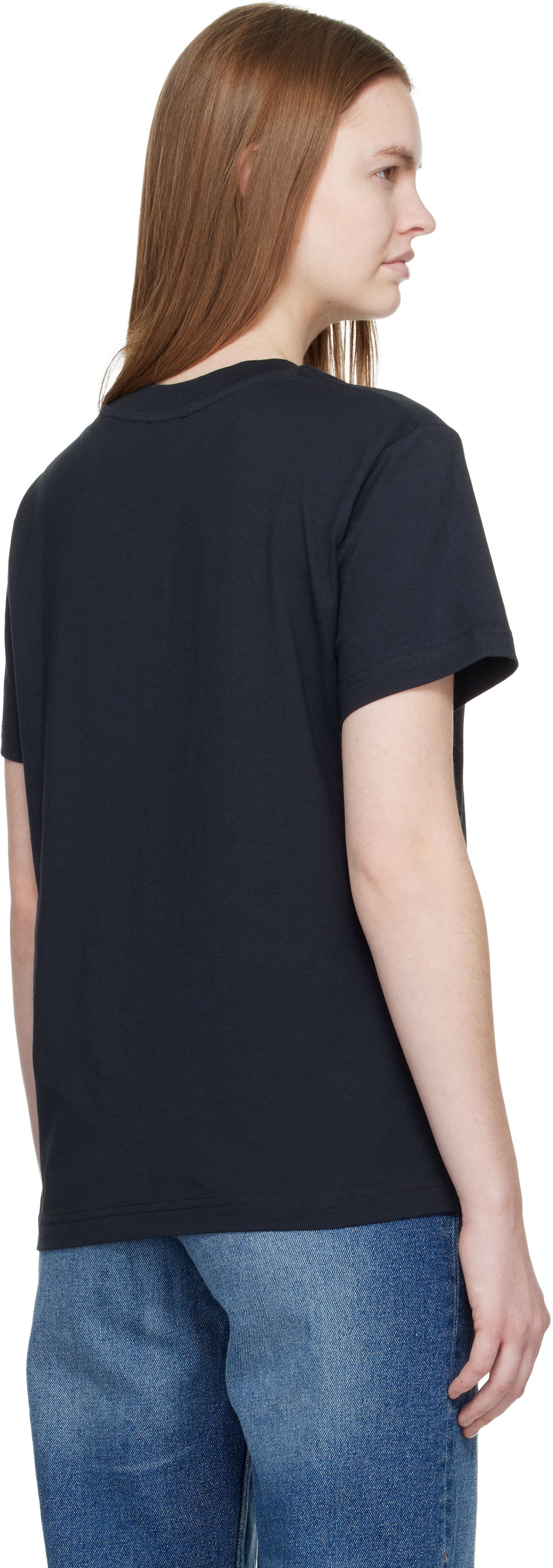 A.P.C. Navy Standard Grand 'VPC' T-shirt