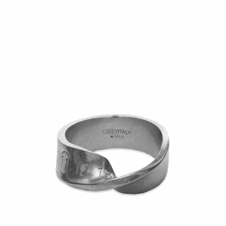 Photo: Maison Margiela Twisted Number Logo Band Ring