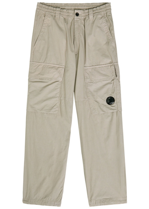 Photo: C.P. Company Microreps Cotton Cargo Trousers Grey
