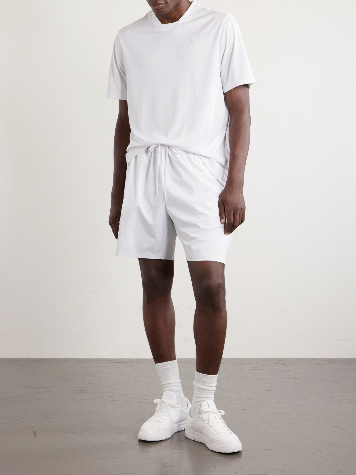 On - Court Recycled DryTec™ and Mesh T-Shirt - White
