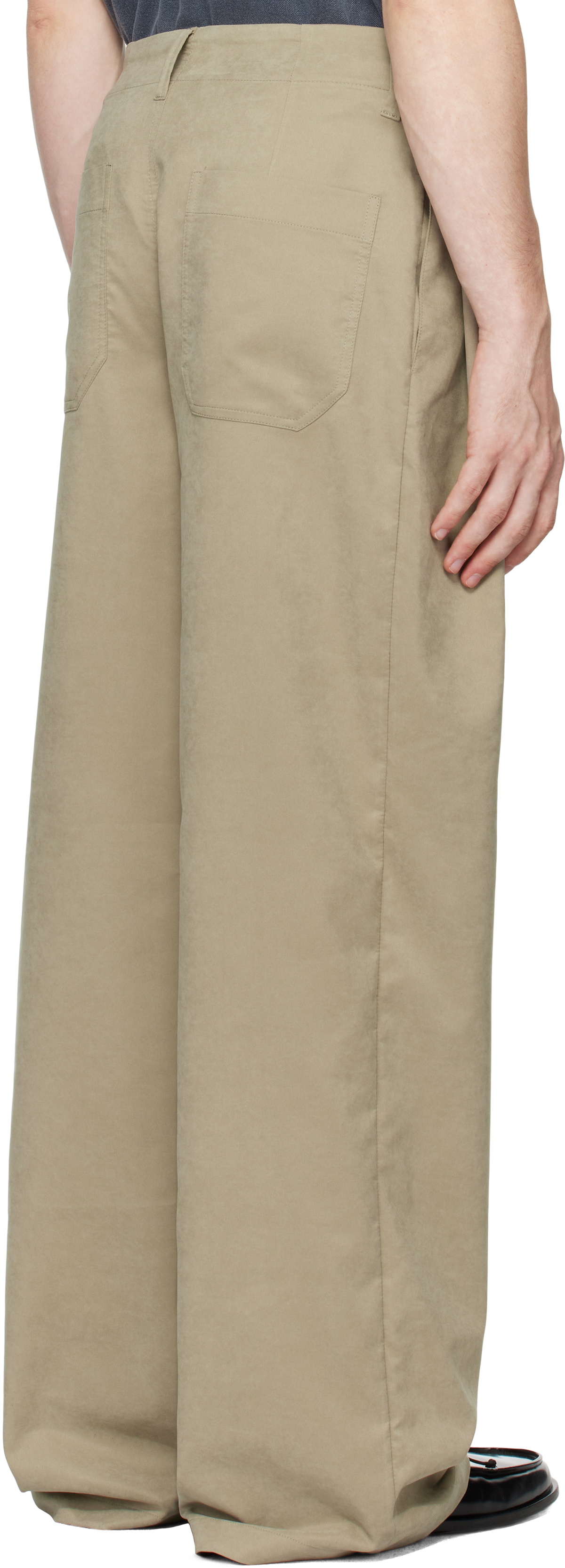 Serapis Beige Rudder Trousers