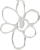 Perks and Mini Silver Rough Gesture Frame Single Earring