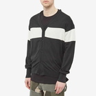 Uniform Experiment Men's Contrast Stripe Cardigan in Black