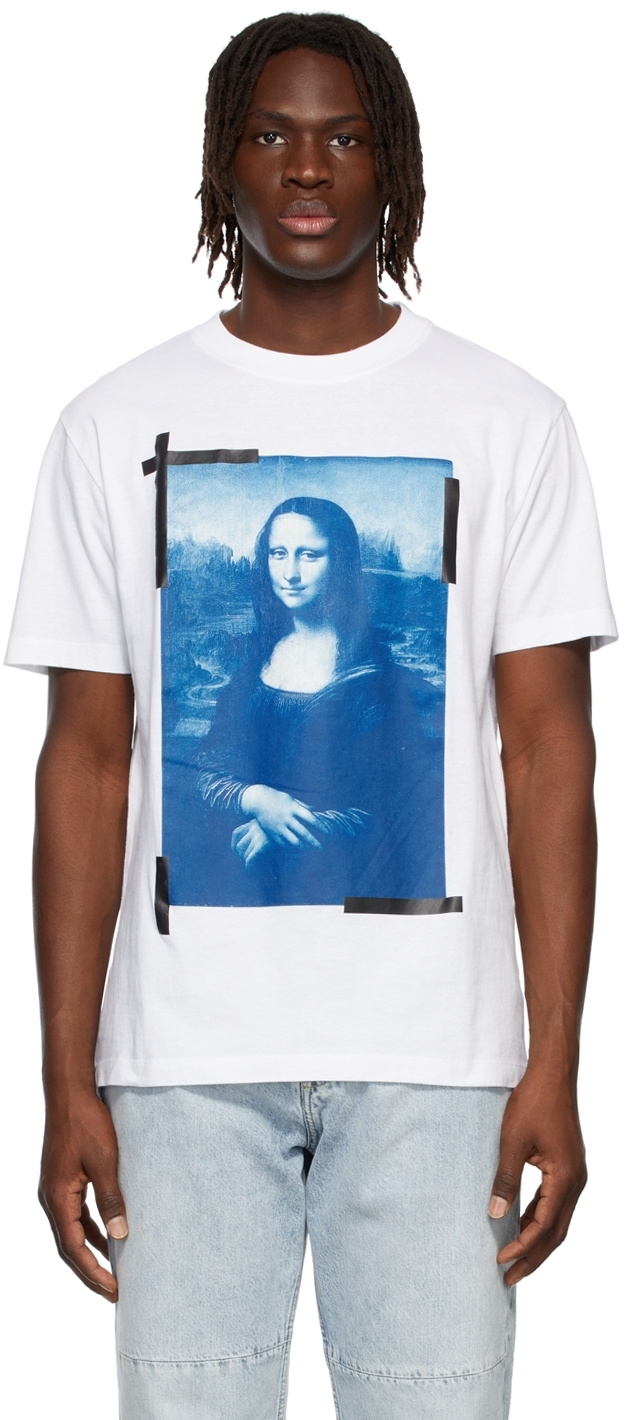 Off-White White Monalisa Slim T-Shirt Off-White