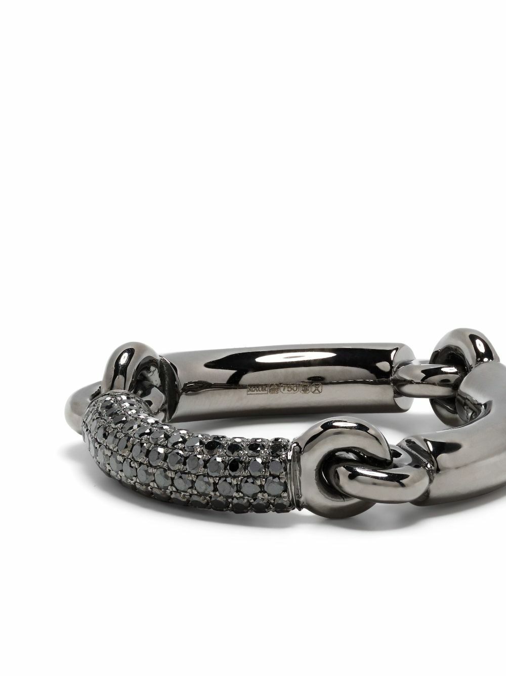 MAOR Black Solstice Diamond Band Ring