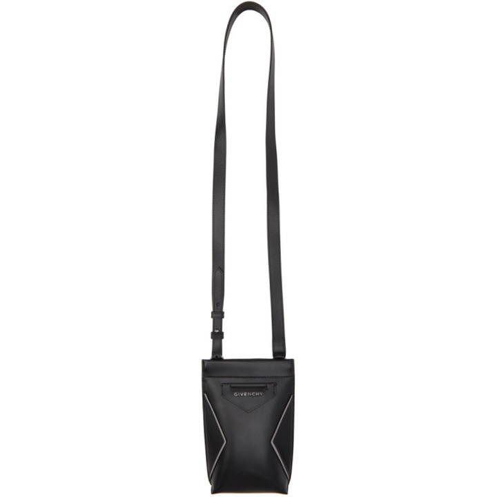 Photo: Givenchy Black Leather Antigona Phone Pouch