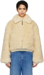 Axel Arigato Beige Dakota Faux-Shearling Jacket