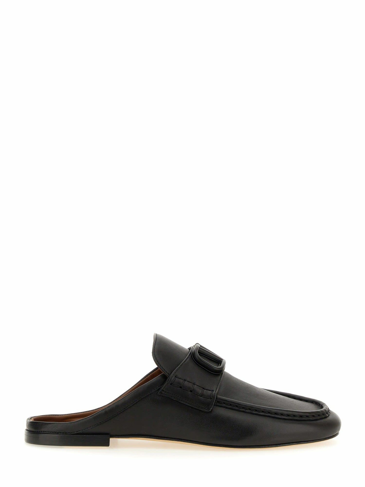 サンダル Valentino Garavani Brown Leather Studshield Sandals Valentino Garavani Brown Leather Studshield Sandals