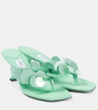 Jimmy Choo Freja 70 embellished suede thong sandals
