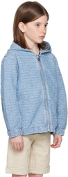 Givenchy Kids Blue Hooded Jacket