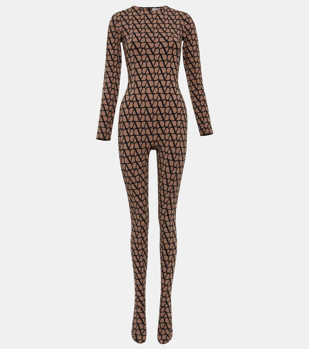 Valentino Solid Jumpsuit in Nero | FWRD