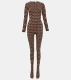 Valentino Toile Iconographe jersey catsuit