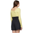 3.1 Phillip Lim Yellow Cropped Sweater