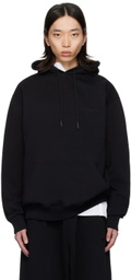 VTMNTS Black Embroidered Hoodie
