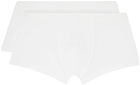 Sunspel Two-Pack White Twin Boxers
