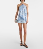 Pucci Manuba ruffled jersey shorts