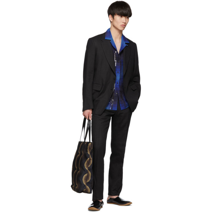 Dries Van Noten Blue Verner Panton Edition Sequin Carlton