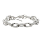 Dries Van Noten Silver Chain Link Bracelet