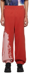 A-COLD-WALL* Red Brushstroke Sweatpants