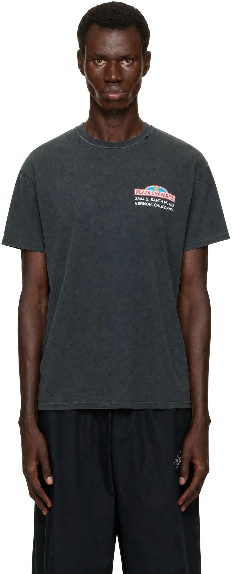 WILLY CHAVARRIA Black 'América Community Center' T-shirt Willy