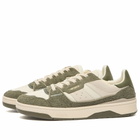 Axel Arigato Men's Clay Sneaker in Light Beige/Dark Green