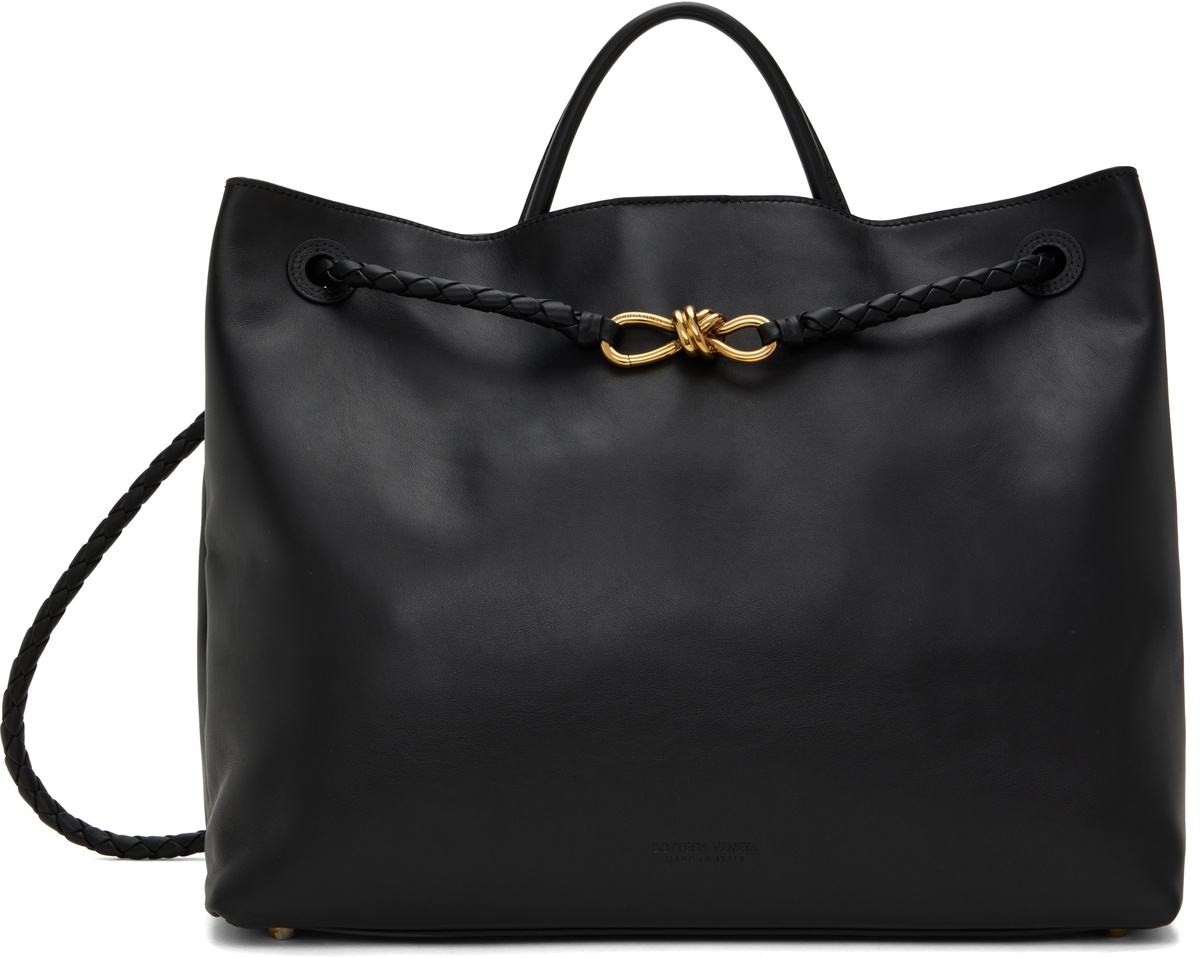 Bottega Veneta Black Large Andiamo Bag Bottega Veneta