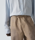 Acne Studios Cotton twill wide-leg pants