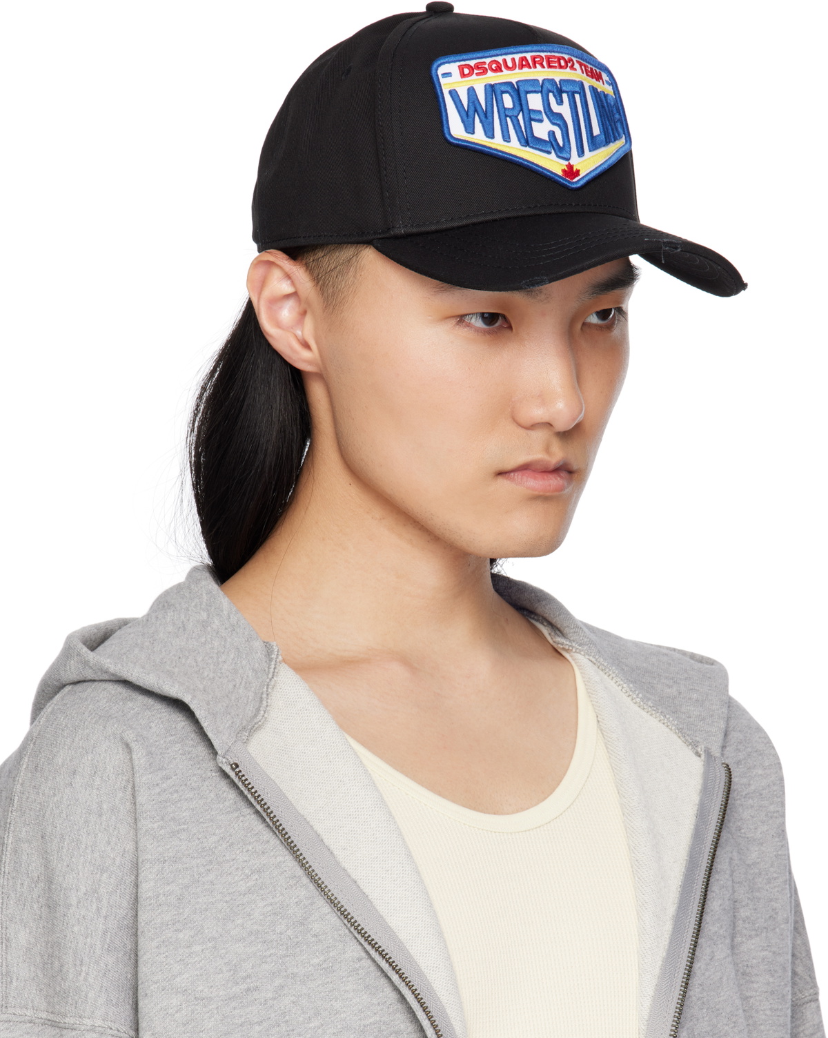 Dsquared2 Black Boxeur Baseball Cap
