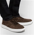 Tod's - Cassetta Nubuck Sneakers - Brown