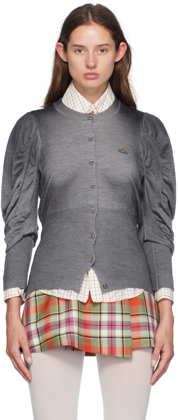 Vivienne Westwood Gray Eli Cardigan Vivienne Westwood