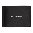 Balenciaga Black and White Cash Bill Clip Wallet