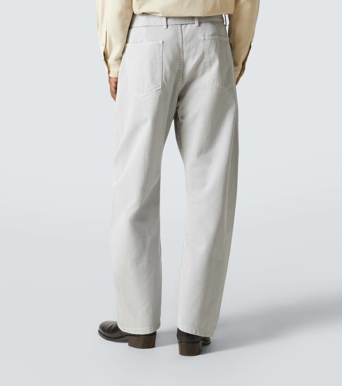 【Lemaire】ベルト mid-rise barrel-legジーンズ Lemaire Twisted barrel-leg jeans Lemaire