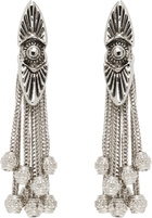 Toga Pulla Silver Metal Motif Earrings