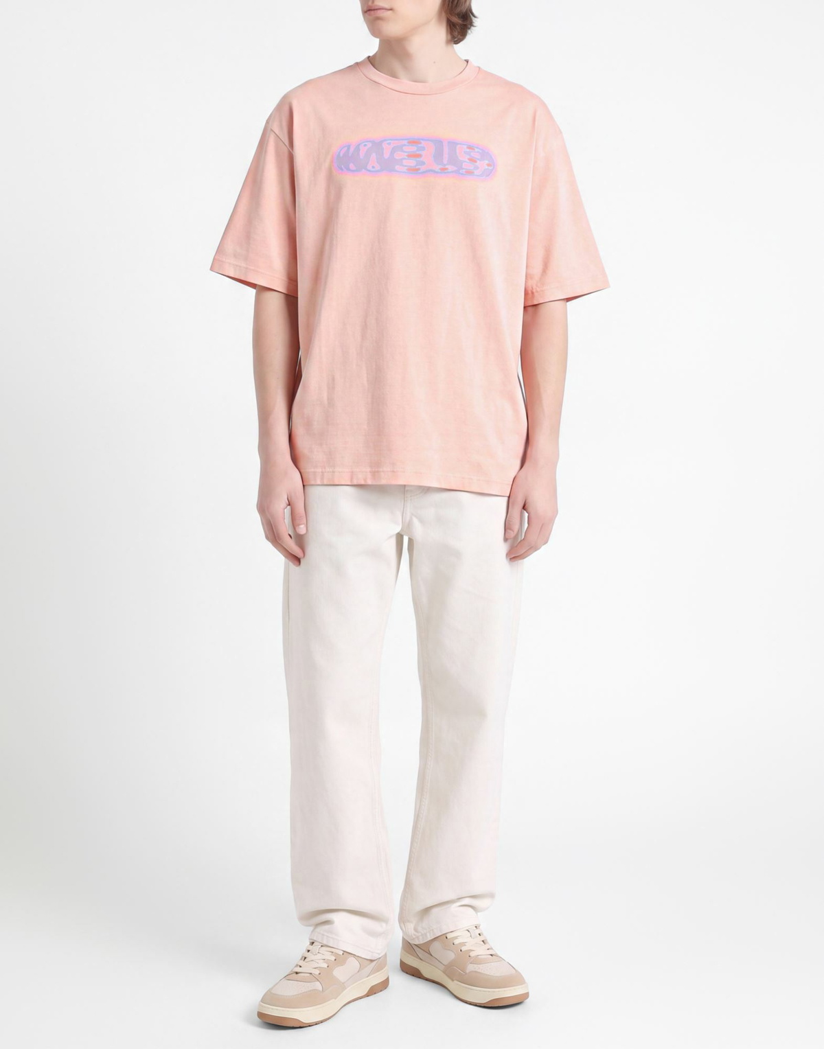 Ambush Mens T-shirt Light in Pink