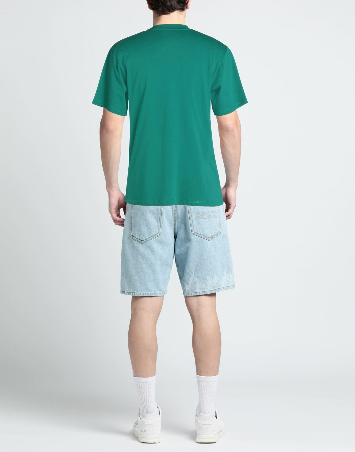 Buscemi Mens T-shirt Emerald in Green