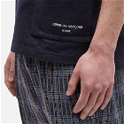 Comme des Garçons Homme 2 Pocket Logo T-Shirt in Navy