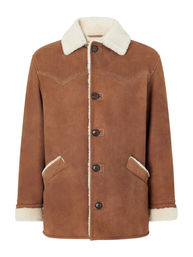 Photo: Fortela - Shearling Jacket - Brown