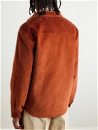 De Bonne Facture - Cotton-Corduroy Overshirt - Orange