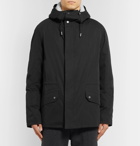 Yves Salomon - Canvas Hooded Down Parka with Detachable Shearling Lining - Men - Black