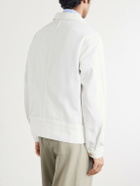 BODE - Knolly Brook Logo-Appliquéd Cotton-Twill Jacket - White