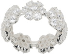 Hatton Labs Silver Daisy Eternity Ring