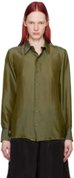 Gabriela Coll Garments Khaki No.197 Shirt