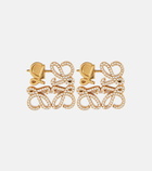 Loewe - Anagram crystal-embellished earrings