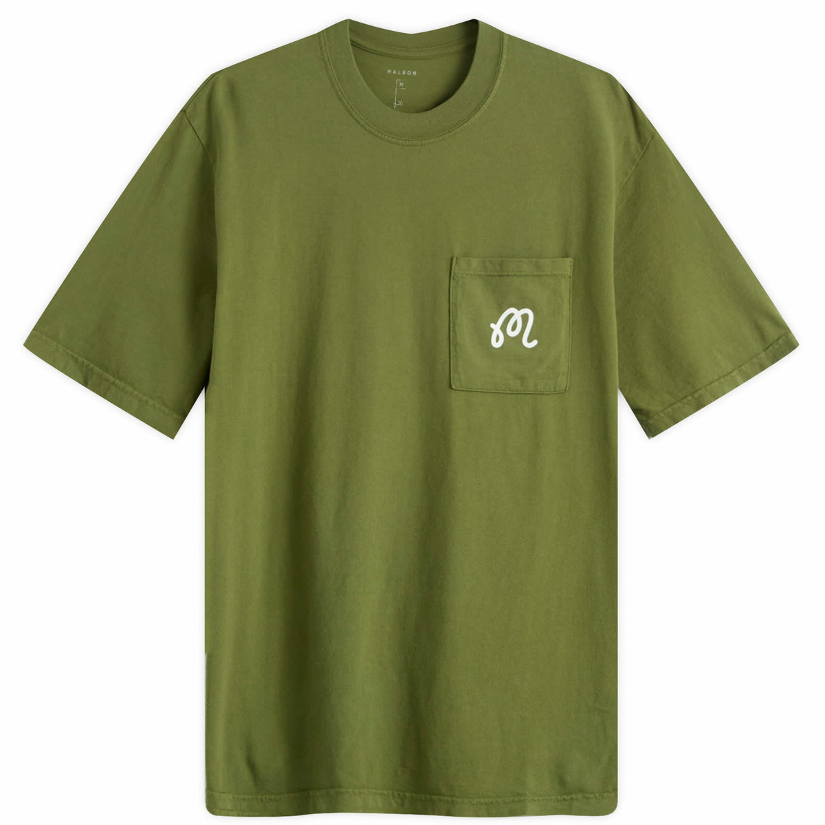 【MALBON】M4123PRS05 Malbon Logo Short Sleeve T-Shirt Malbon Golf - Osprey Logo-Print Cotton-Blend Mesh Shirt